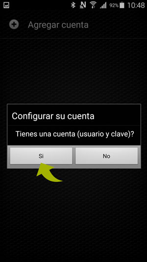 softphone android settings add account 